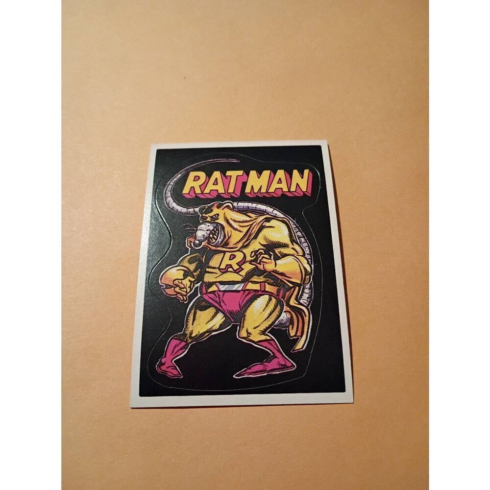 1983 General Mills Zero Heroes Trading Card Sticker Card Vintage #7